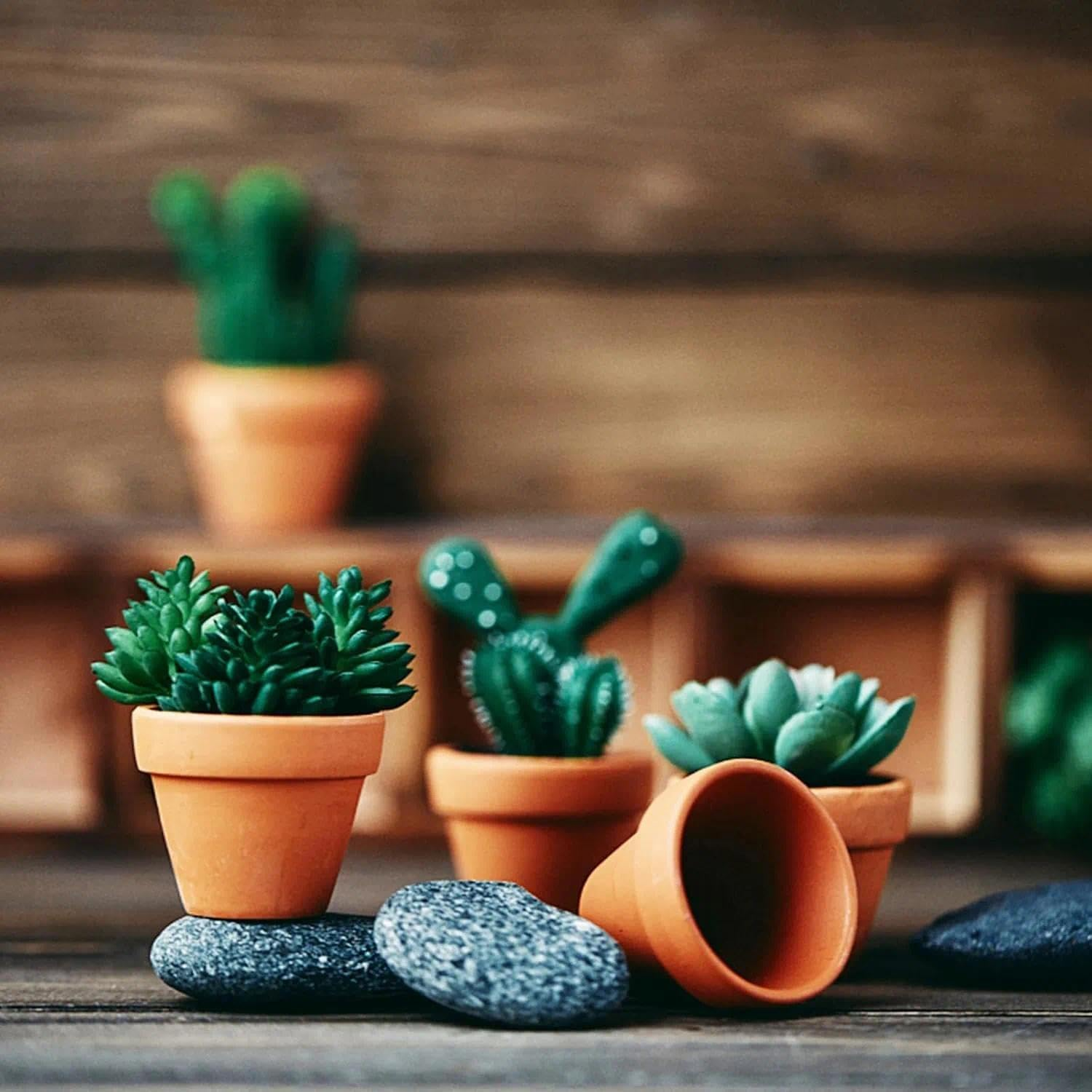 30 Pcs Mini Terracotta Pot for Plants, Succulent Planter with Drainage Holes, Clay Flower Pots for Indoor/Outdoor Garden, Small Planters for DIY Craft Projects, 3Cm &ndash; Unron