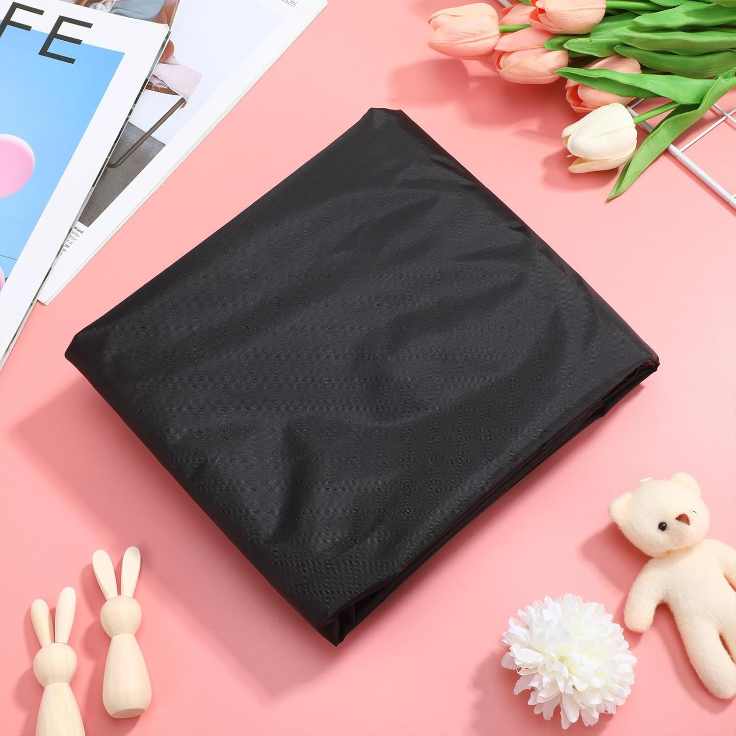 CVUTOVO Heavy-Duty Nylon Stroller Travel Organiser Bag with Dual Shoulder Straps for Airplane and Train Trips Lockable Closure and Universal Compatibility image number 4