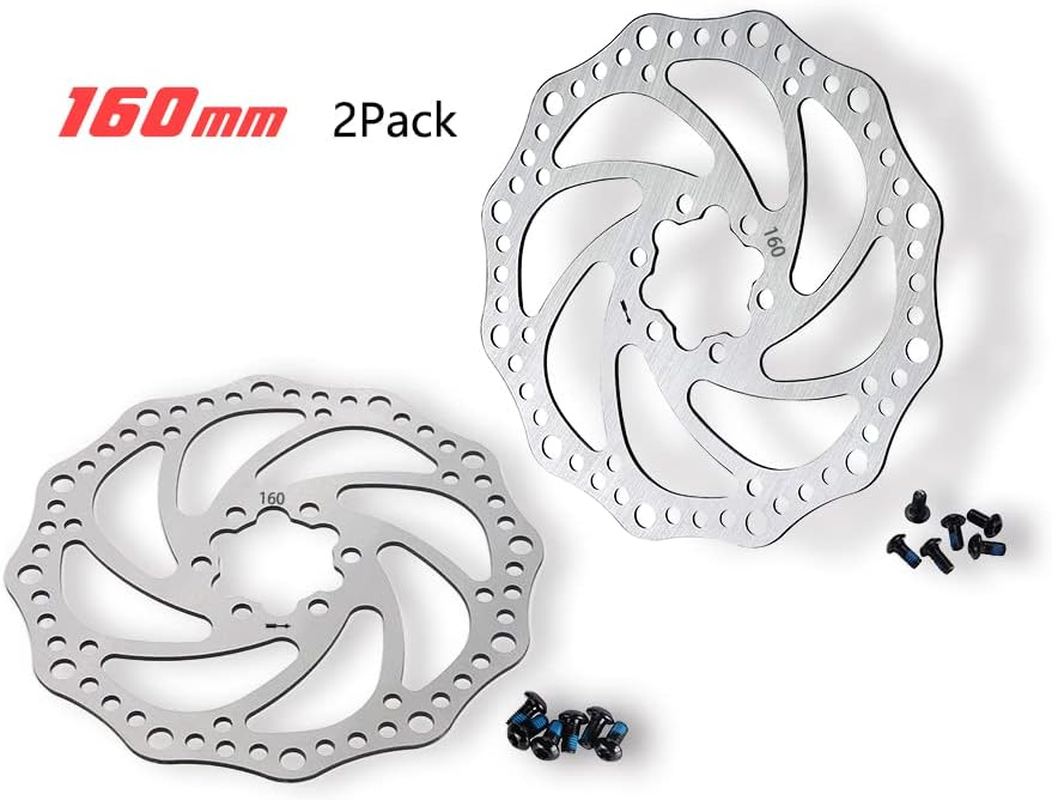XYT WORLD 2Pcs 160Mm Bicycle Disc Brake Rotor for MTB Mountain Bike Road Bicycle with 12 Bolts Front and Rear AU image number 3