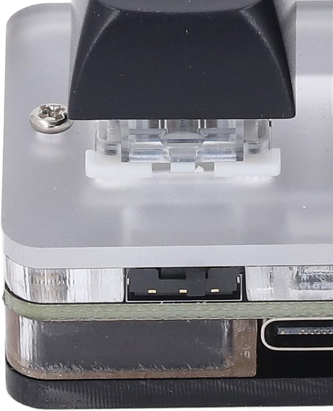 USB 2-Key Mini Keypad, Support Programming Macro and Software Blue Switch Custom Keyboard with RGB Light, Support Bluetooth and USB C Connection image number 3