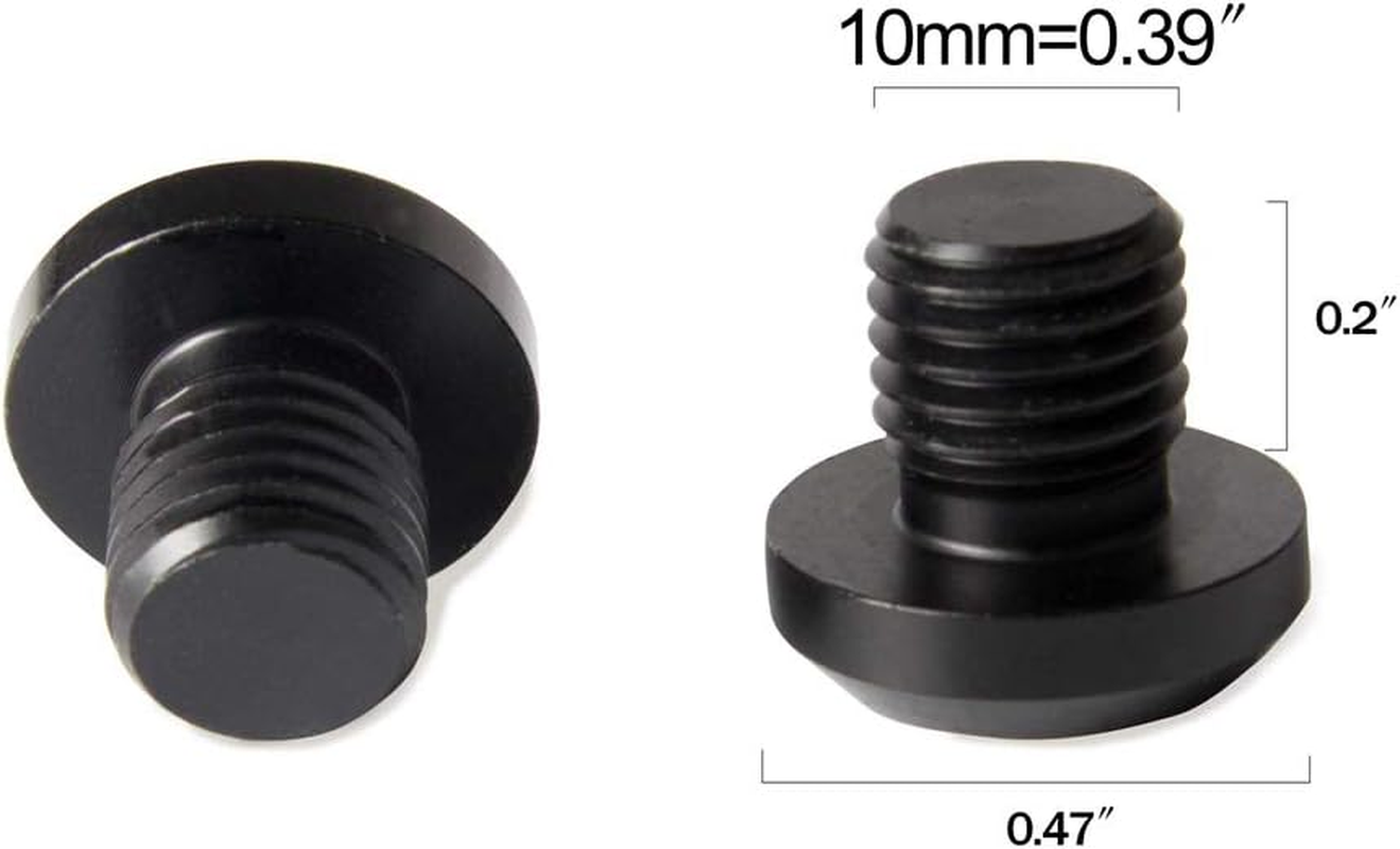 Adaskala 4Pcs Motorcycle Aluminum CNC M10 X 1.25 Mirrors Hole Banking Plugs Screws Replacement for Yamaha FZ-07 MT-07 Suzuki image number 1