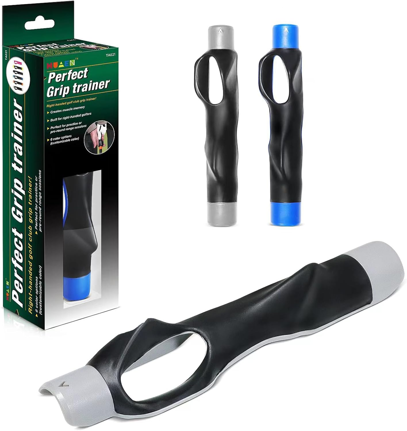 Golf Grip Training Aid, Right-Handed, Club Attachment for Drivers through Wedges image number 2