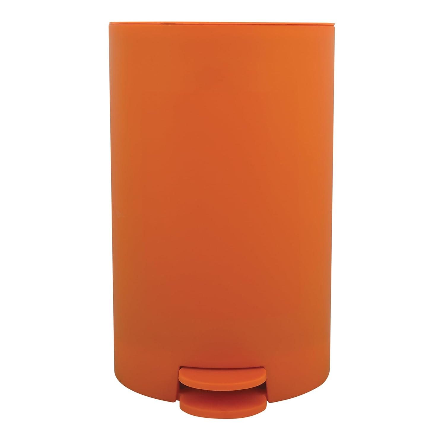 MSV Osaki Cosmetic Bin, Pedal Bin, 3 Litres, with Removable Inner Bin, Orange image number 1