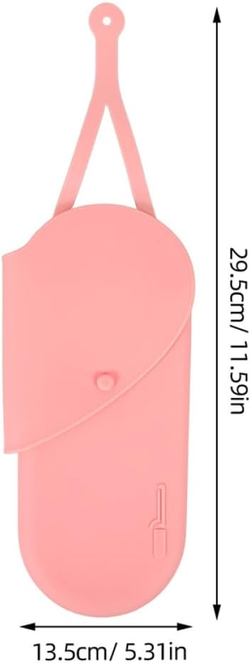 FOMIYES 2Pcs Heat Resistant Hair Curler Bag Straightener Bag Organizer Silicone Hair Styling