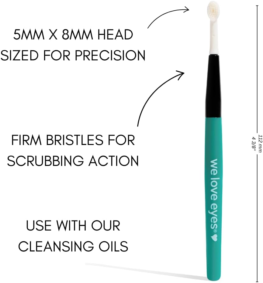 We Love Eyes - Eyelid Margin Scrub Brush - Ideal for Scrubbing Away Debris and Eyelid Margin Cleansing. image number 4