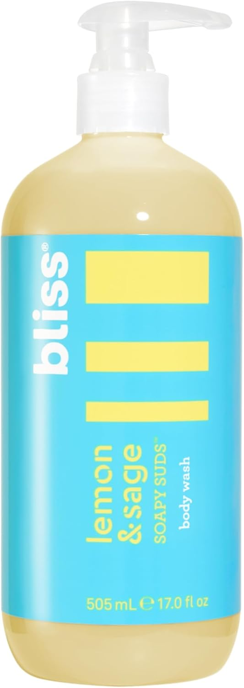 Bliss Soapy Suds Body Wash - Lemon and Sage - 17 Fl Oz - Gentle and Hydrating for Supremely Soft Skin - Paraben Free - Vegan & Cruelty Free image number 4