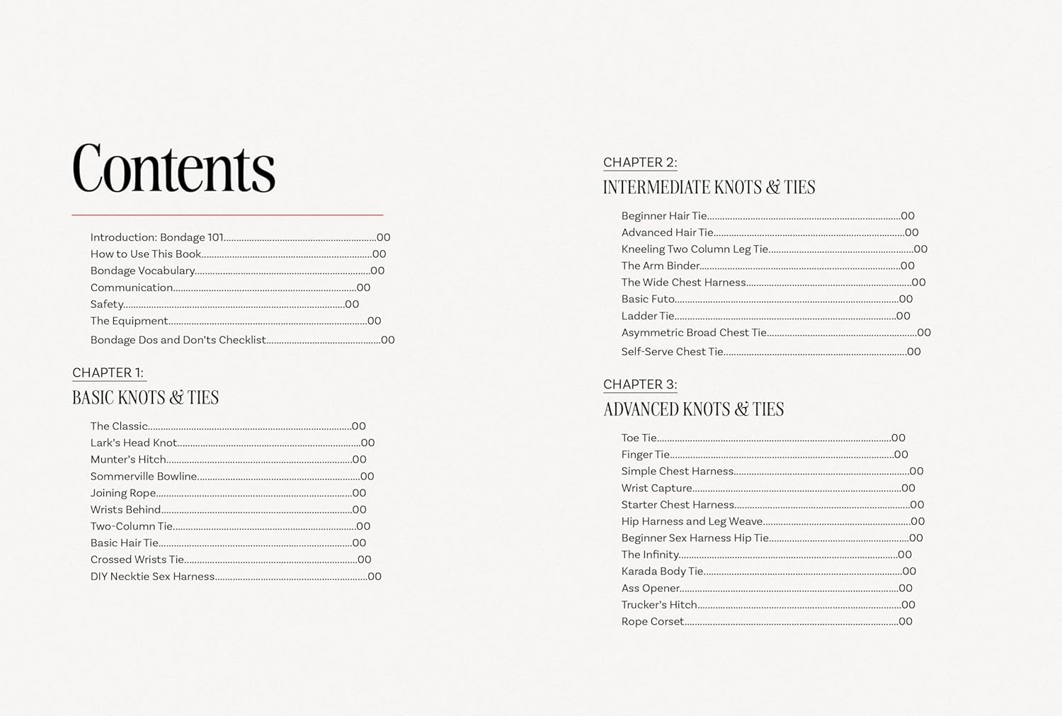 The Bondage Playbook: 31 Must-Know Knots and Ties for Bondage Beginners image number 1