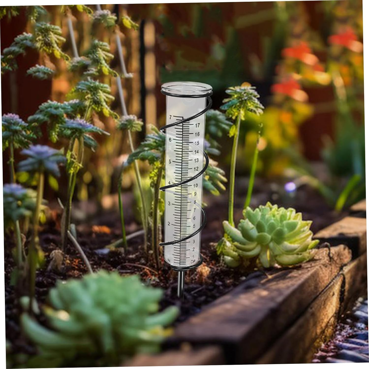 YARNOW 3Pcs Clear Rain Gauge Tubes Freeze Rain Water for Accurate Outdoor Garden Lawn Measurement with Large Numbers image number 1