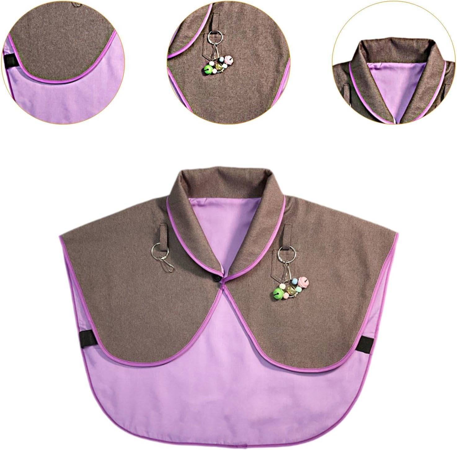 Parrots anti -Scratch -Schulterschutz, Bird Diaper Training -KOT -Schal -Scot -Pad for Cockatoos Tauben Budgie -Maikawfinken, Purple image number 6