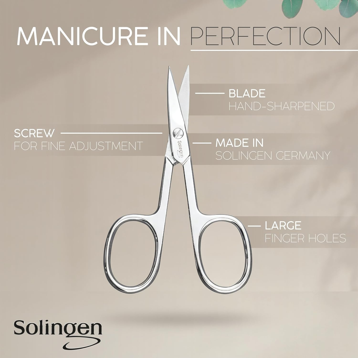 Manicure Set Solingen Made in Germany - 7 Piece Exclusive Finger & Toe Nail Clippers Kit for Women and Men in Real Leather Case, Color Black - Nappa Black image number 3