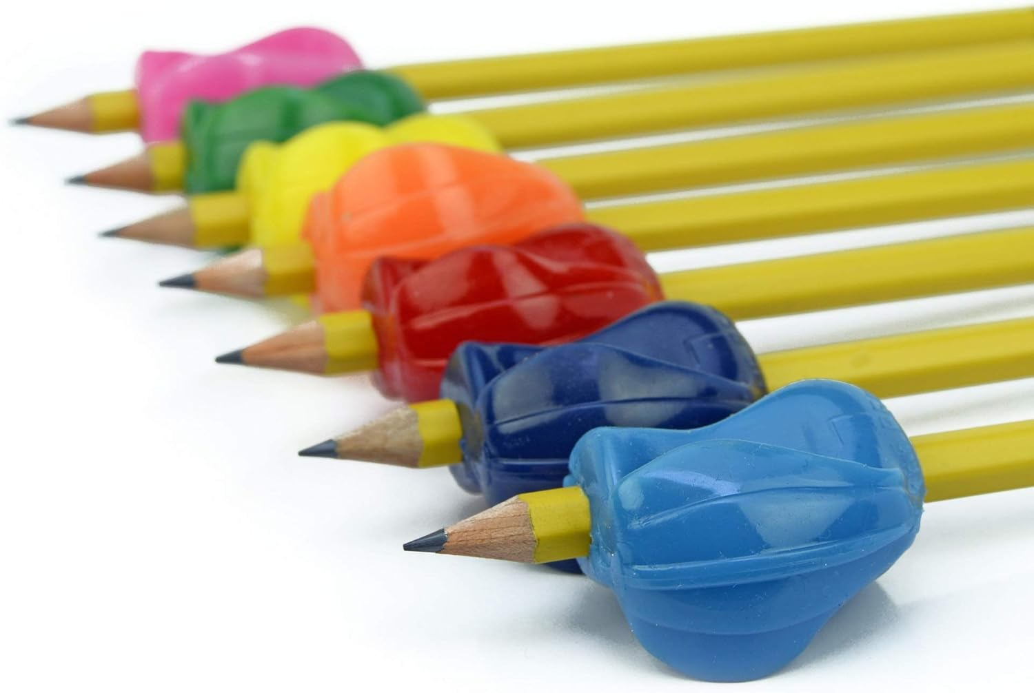 The Pencil Grip Crossover Grip Ergonomic Writing Aid for Righties and Lefties, 12 Assorted Classic Colors (TPG-17812) image number 5