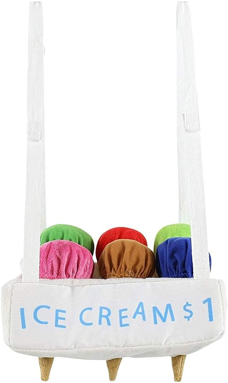 Dress up America Ice Cream Vendor Costume for Kids, Multicolor (Multi Color), 3-4 Years (Waist: 66-71, Height: 91-99 Cm) image number 4