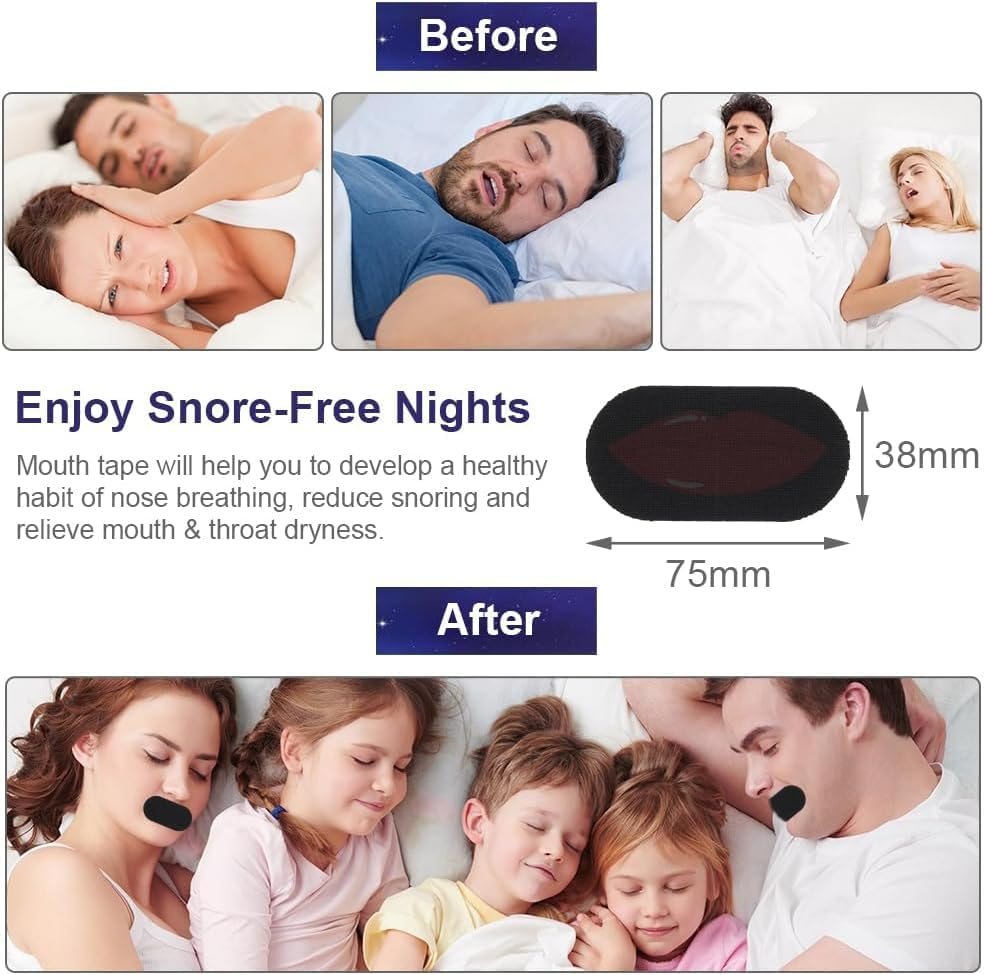 30 Pcs Black Premium Strip Tapes Hypoallergenic Painless Removal Tape, Strong Adhesive Tape Multi-Functional Suitable for Sleeping, Books, Bowling, Heel image number 3