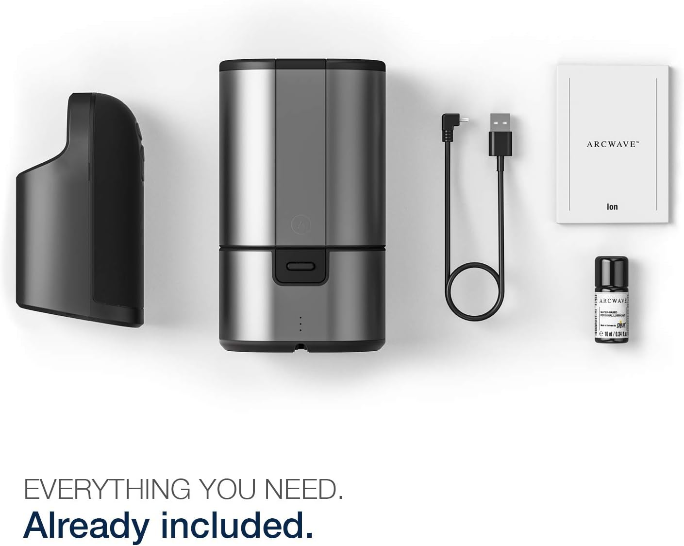 Arcwave Ion Pleasure Air Stroker for Men - Male Masturbator Toy - 8 Intensity Levels - Contactless Stimulation - Waterproof - Cleantech Silicone - Adult Smart Sex Toy - Self Sucking Masturbating Gifts image number 2