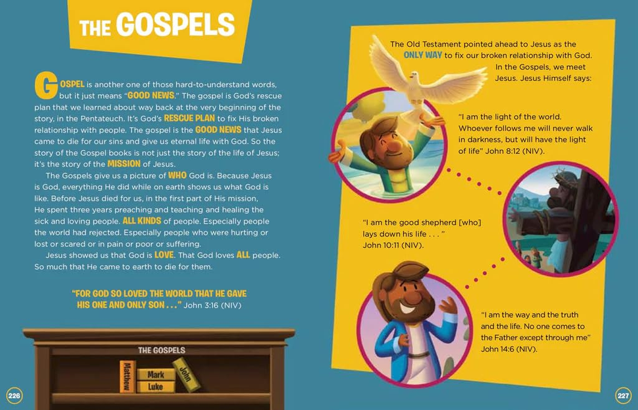 Laugh and Grow Bible for Kids: the Gospel in 52 Five-Minute Bible Stories image number 5