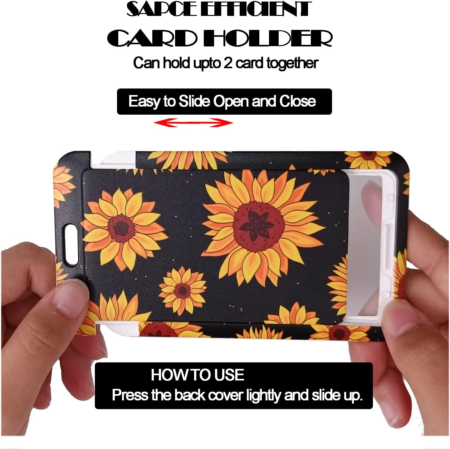 Badge Holder with Detachable Neck Lanyard Reel Clip, Retractable Vertical ID Card Holder Keychain Name Badge with Belt Clip, Work Office Nurse Medical Student Teacher Women Men Gifts (Sunflower) - Blue Marble image number 7