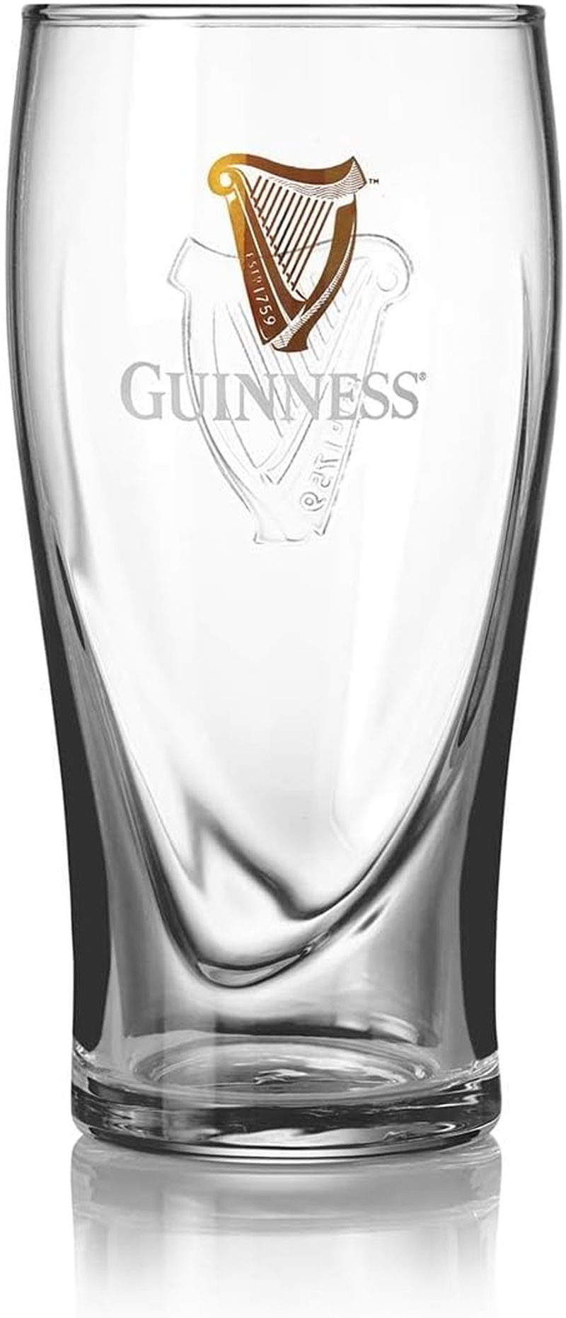 Guinness 20Oz Gravity Pint Glass (4 Pack)
