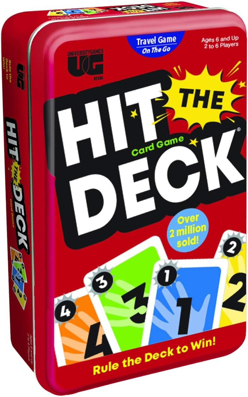 University Games the Original Hit the Deck Tin Card Game