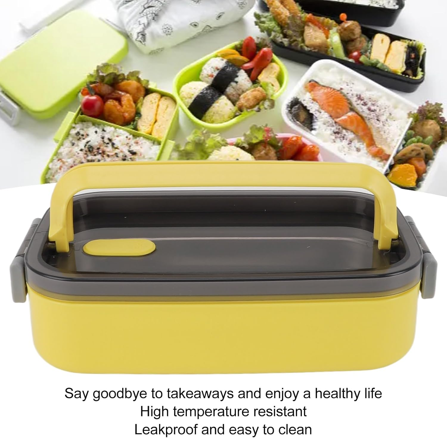 Thermal Insulated Lunch Box, 700Ml Stainless Steel Lunch Food Container, Portable Meal Holder for Camping, Working, School, Home image number 2