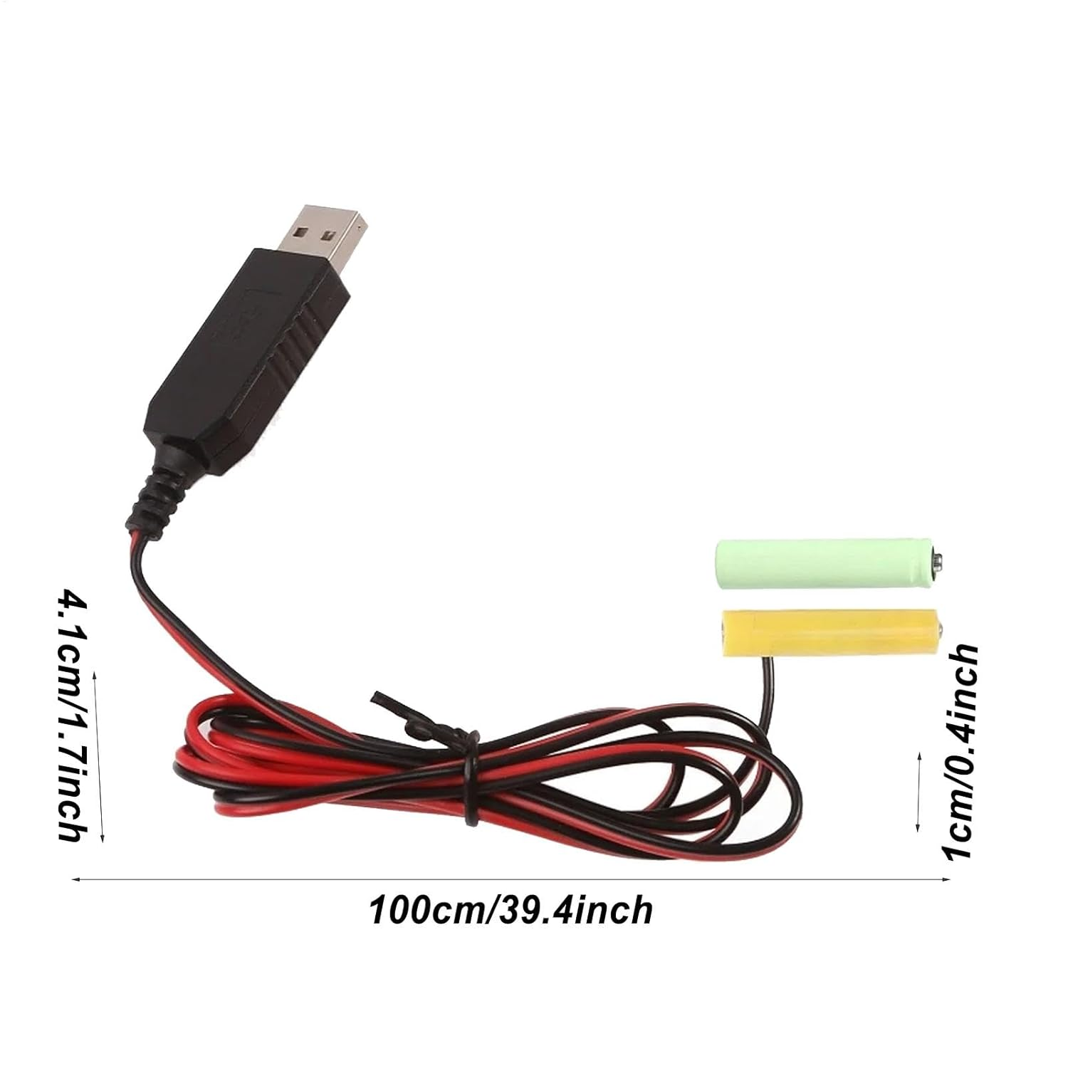 AA/AAA Battery Eliminators - Battery Eliminators AA, Voltage Converter Cable 5V to 3V 1M | Replace Adapter, USB Supply Cable Replace AA/AAA Batteries for LED Lights, Small Fans, Game