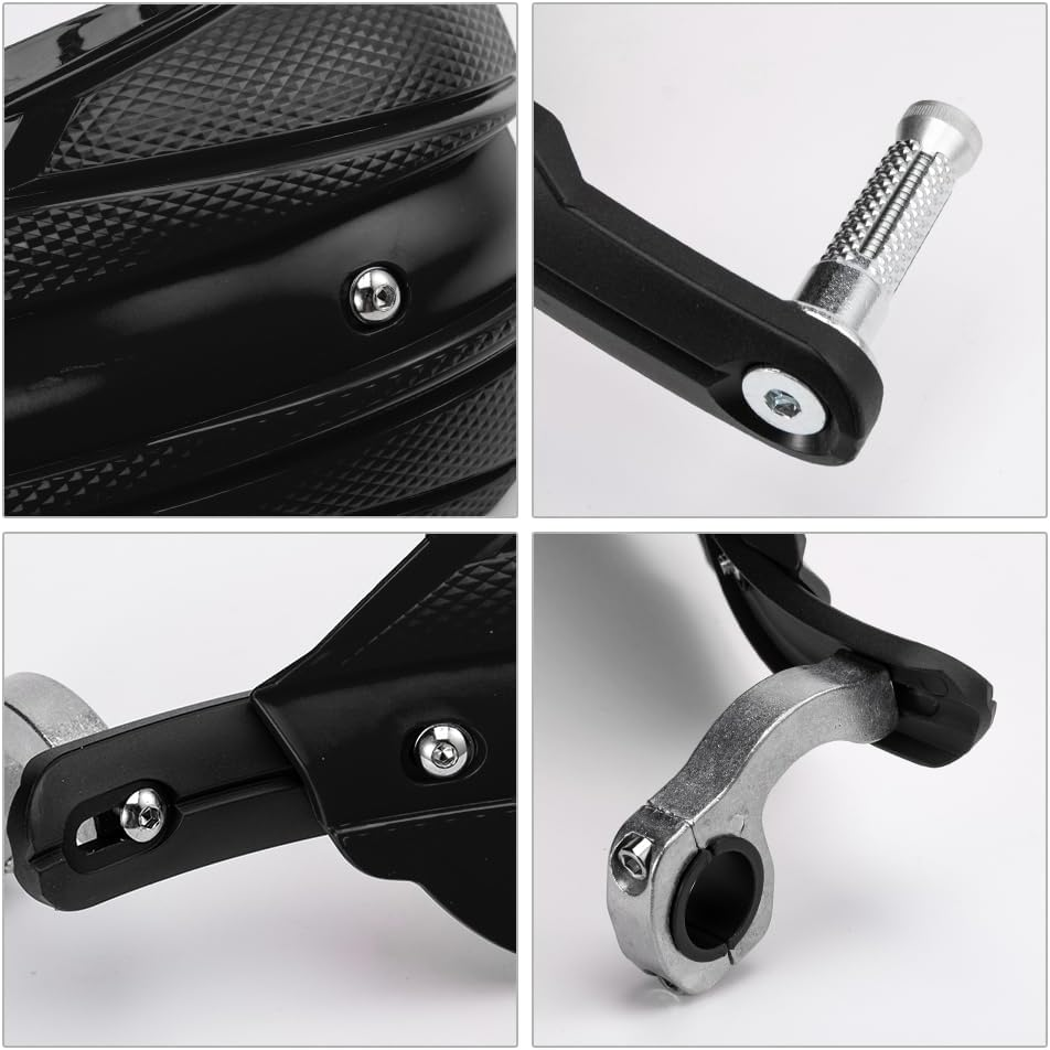 Handguards Motorcycle Handguards Universal, 7/8 in (22 Mm) ~11/8 in (29 Mm) Suitable for Off-Road Motorcycles and ATVS, Compatible with Yamaha YZ250 YZ250F TW200 XT250 XR650L (Black)