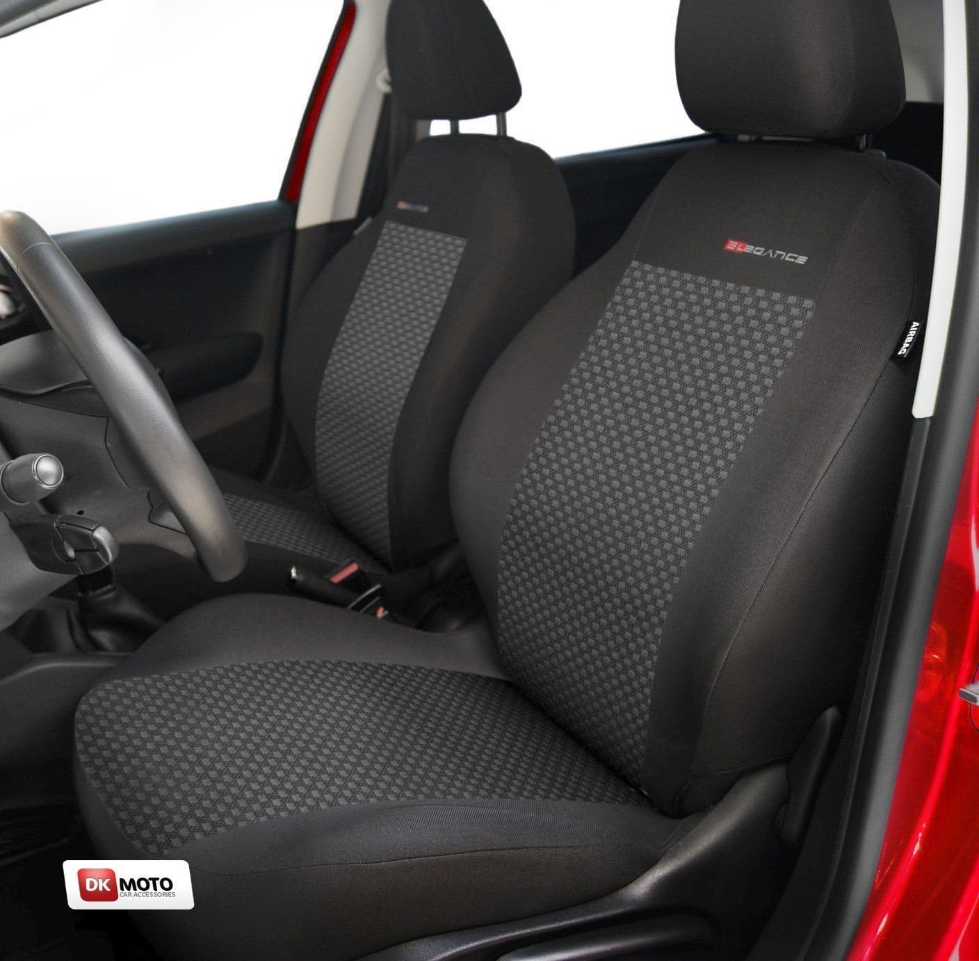 DKMOTO DK432P3 Tailored Seat Covers for Volkswagen Caddy Van 1+1 2003 - Onwards