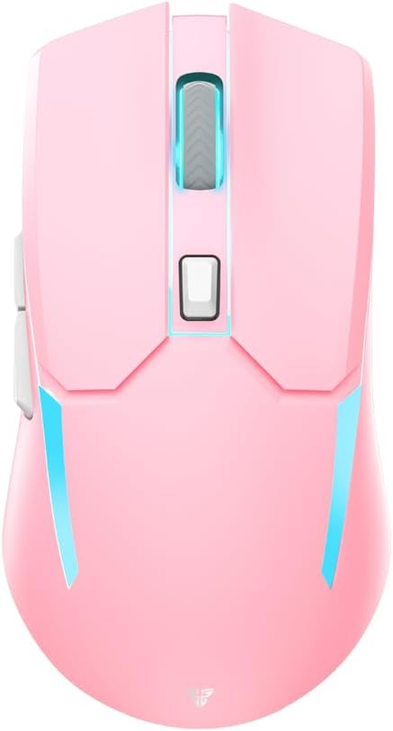 Fantech WGC2 2.4Ghz Wireless Gaming Mouse, Adjustable 2400 DPI, Ergonomic Computer Mouse for PC & Laptop (White)