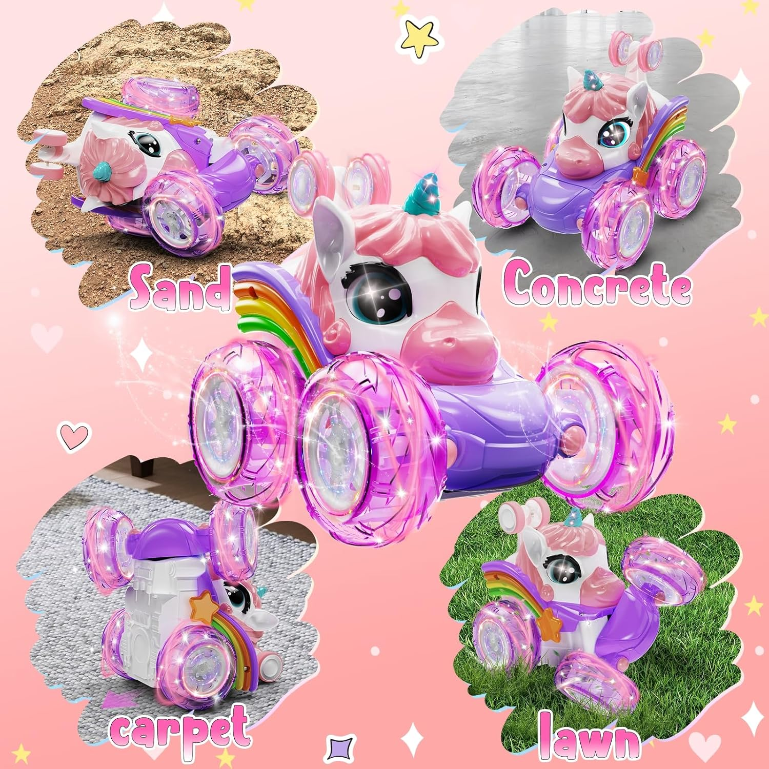 Kikikid Unicorn Remote Control Car image number 2