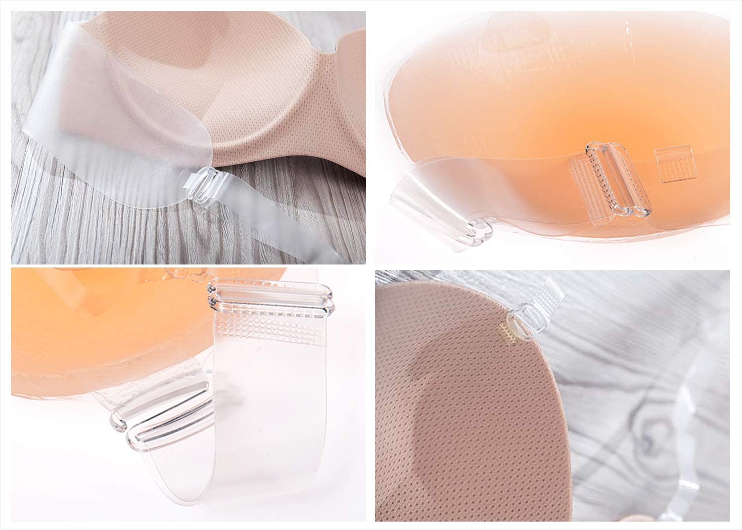 Tupalizy 240PCS Bra Strap Hooks for Sewing Bikini Halter Swimsuit Tops Lingerie Rings Nylon Bathing Suit Clips Clasp Sliders - Black image number 2