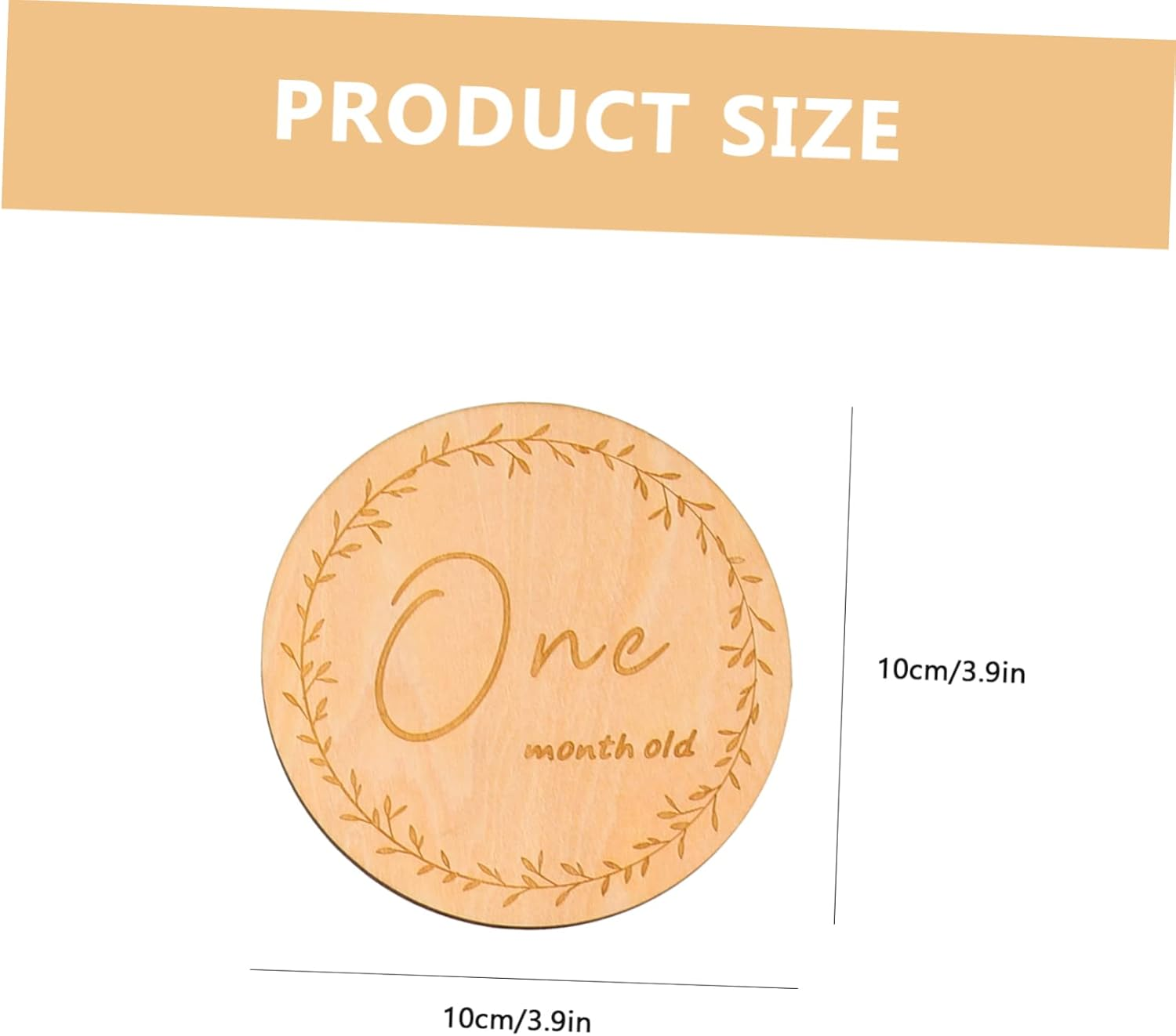 MERRYHAPY 13Pcs Wooden Commemorative Cards Milestone Wood Cards for Newborn for Parents Boy Photography Props Welcome image number 2