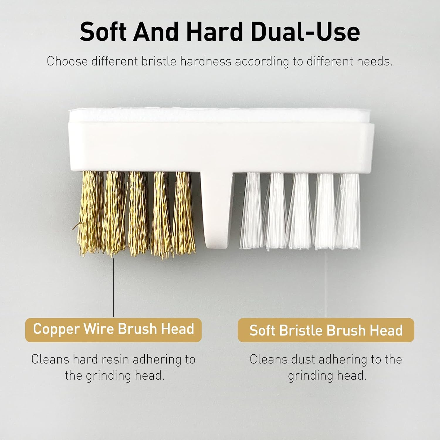 Jaasuee Nail Drill Bit Wire Cleaner Brush, 5-Piece Nail Art Cleaning Tool Set for Salon and Home Use, Nail Polish Cleaning Brush image number 5