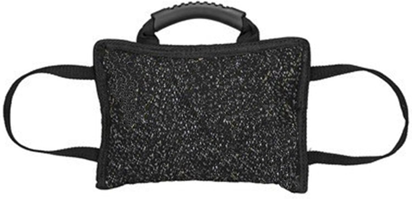 NCONCO Pet Dog Biting Tug Toy Durable Dog Leash Biting Cushion Dog Pull Toy with 3 Handles for Dog Training image number 2