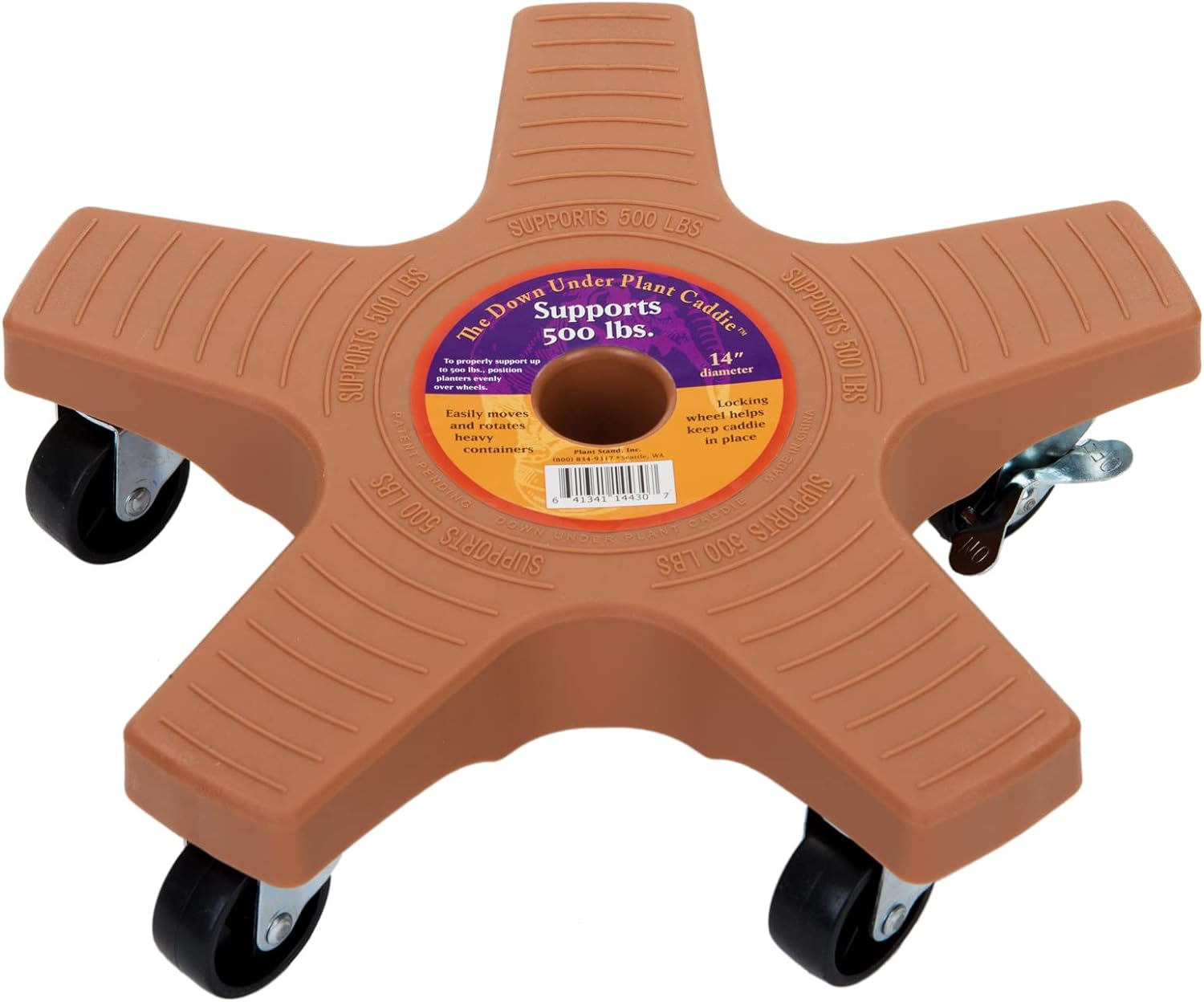 Bosmere down under Plant Caddie S18410LVC, 16", Charcoal, Inch