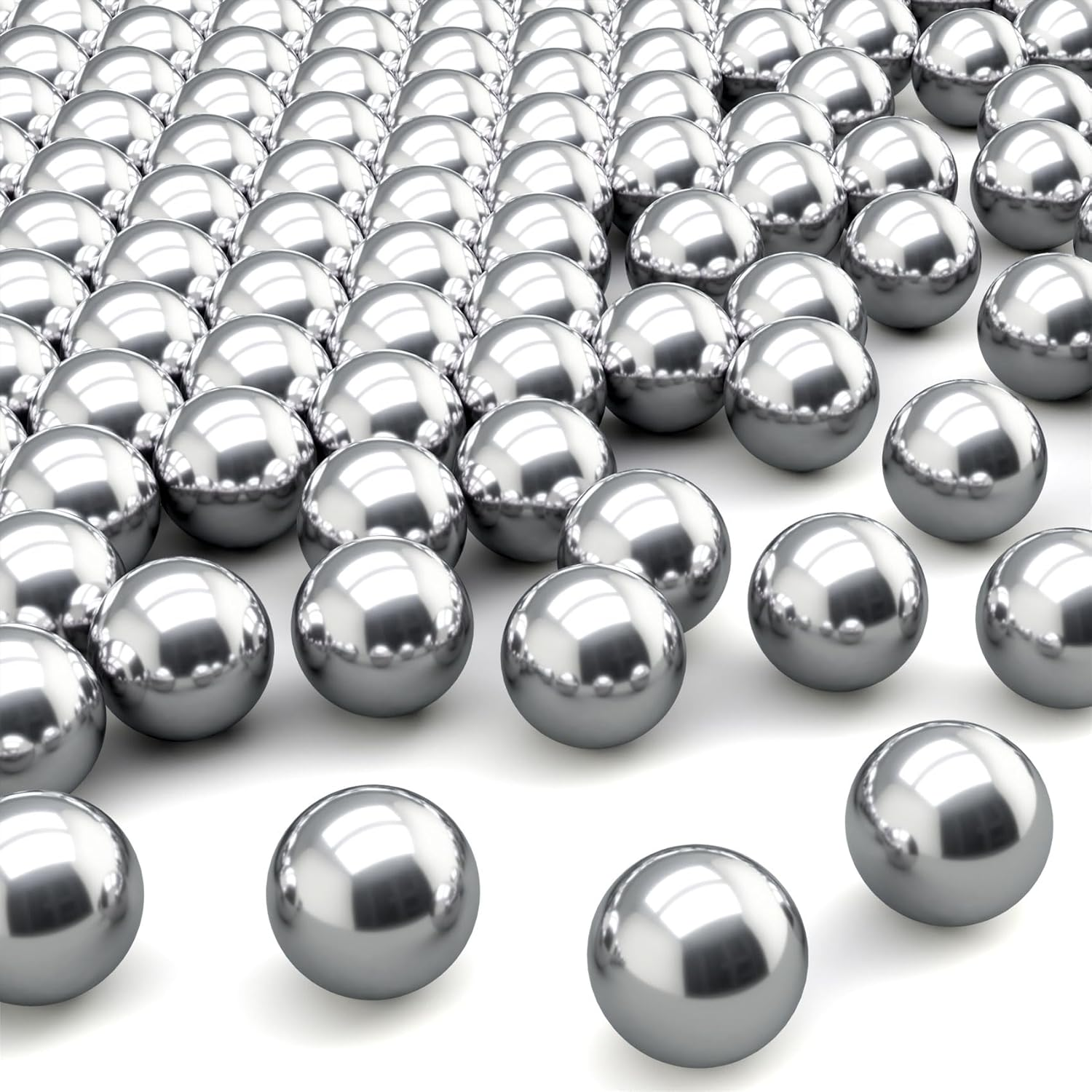 PAGOW 100PCS Paint Mixing Balls Nail Polish 316 Stainless Steel Bearing Balls, 5Mm/Apr. 0.197"