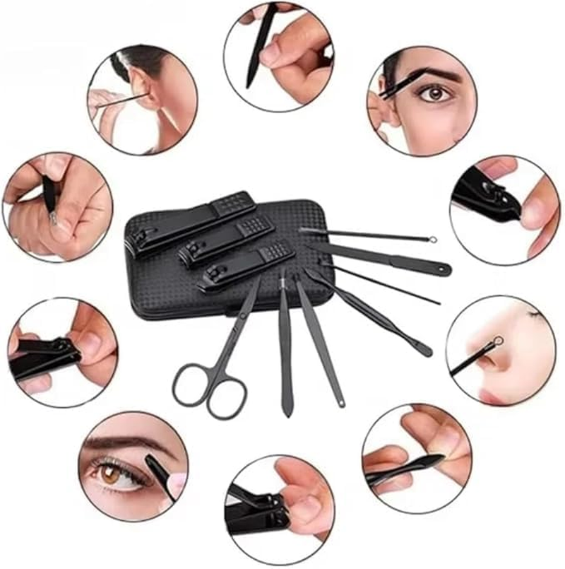Manicure Kit, Manicure Set, Mens Grooming Kit, Nail Care Set, Manicure Kit for Men and Women, Nail Kit,Grooming Kit,Manicure Set Nail Clippers File,Nail Clipper Set,Gifts for Men(18Pcs) image number 2