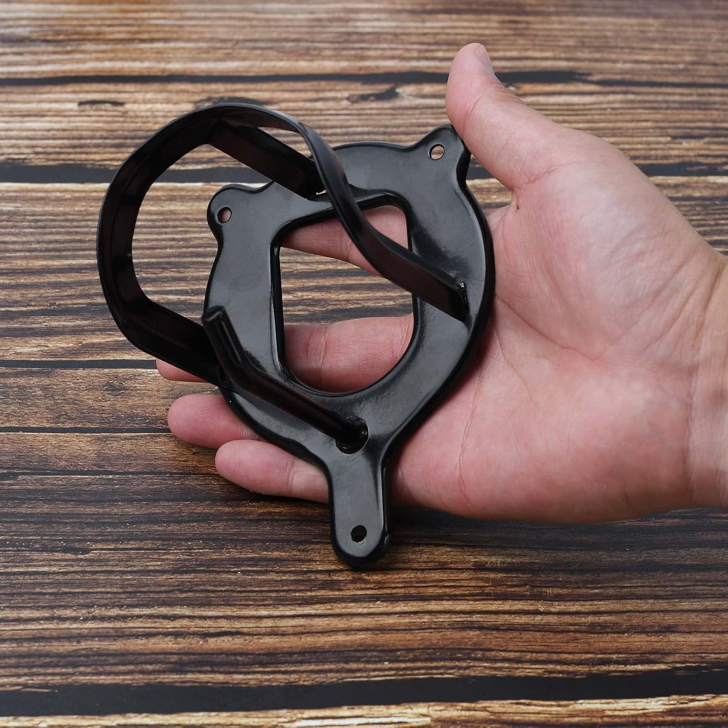 6 Counts Horse Bridle Rack Bracket Hooks Metal Halter Hanger with Tubes and Screws for Horse Barn Supplies, Black