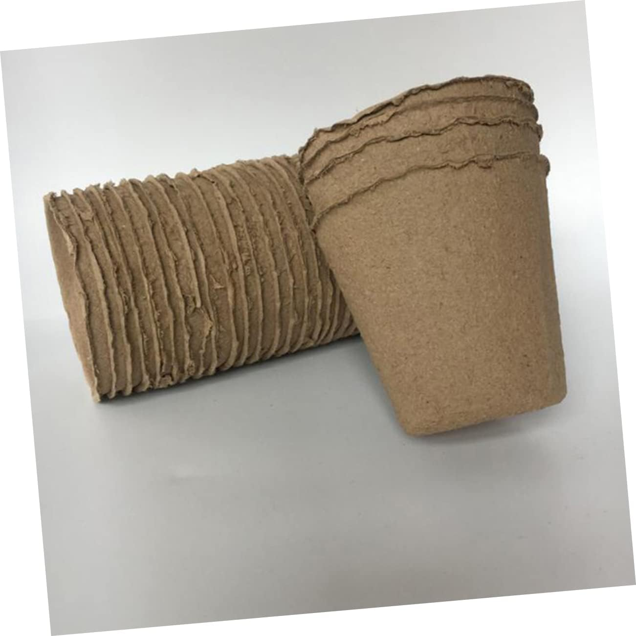 10Pcs Flower Pot Drip Trays Trays Biodegradable Pulp Plant Pots for Easy Transplanting image number 6