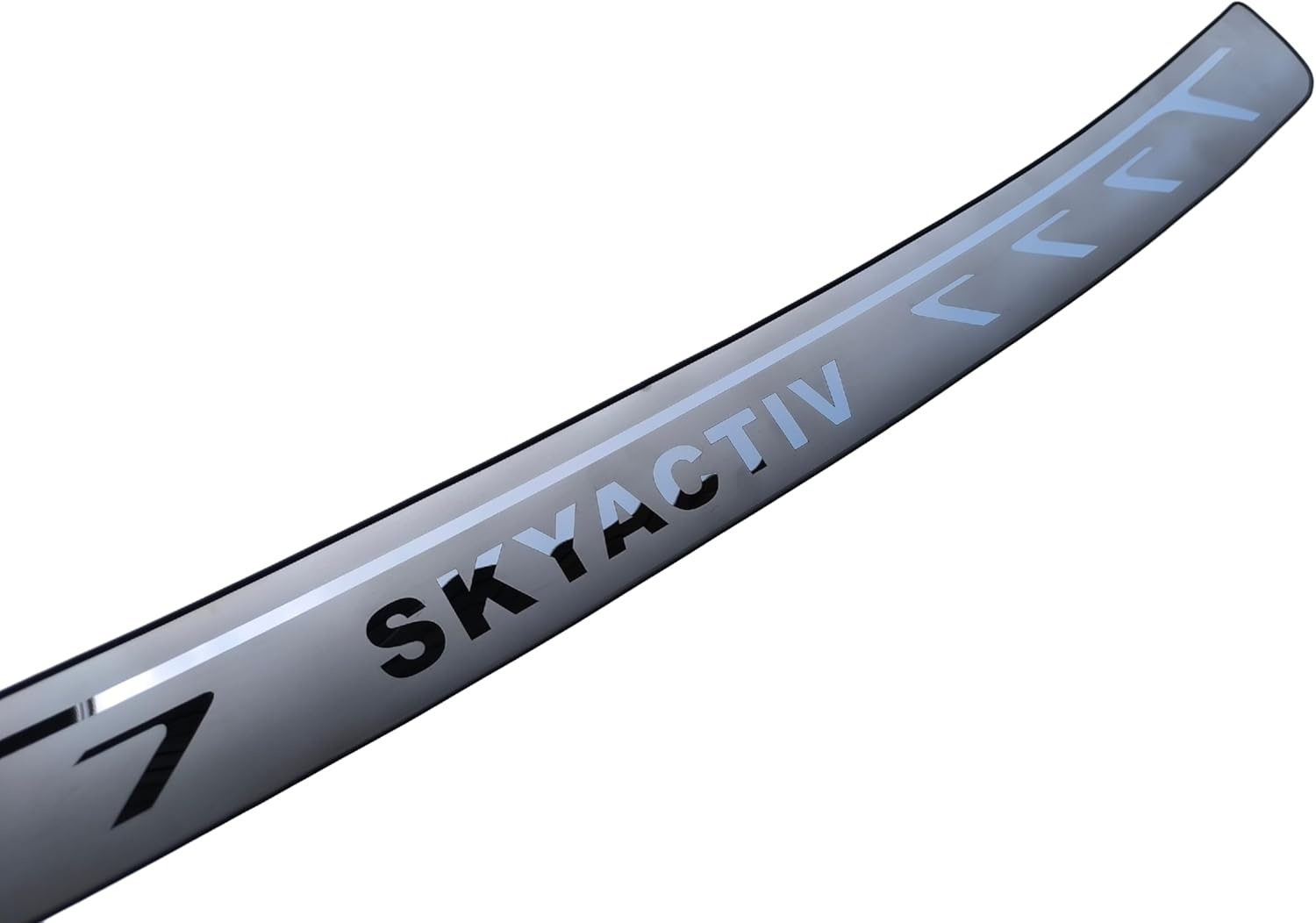 Luyhok Car Stainless Steel Rear Bumper Protector, for Mazda CX60 CX-60 Accessories, Auto Parts Tailgate Back Trunk Door Sill Cover Scuff Plate Strip Guard Protection