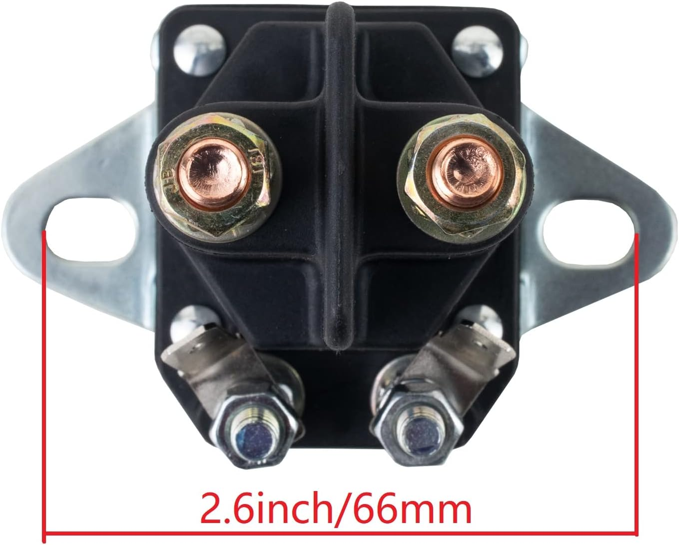 Annolai 117-1197 Solenoid 12V for Toro Timecutter Ss5000 Z4200 Ss4225 Ss4235 Parts 4 Terminal 12 Volt Solenoid for Toro 1-513075 E513075 Z 74629 74209 74360 74410 74616 74625 Timecutter EXMARK 513075 image number 4