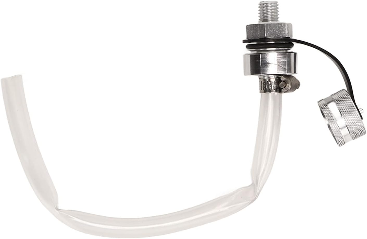 M12-1.75 Oil Drain Valve, Quick Twist Drain Valve Plug with Removable Hose, Drain Plug for Engine Pan and Transmission, Stainless Drain Hose Attachment Universal for Car image number 4