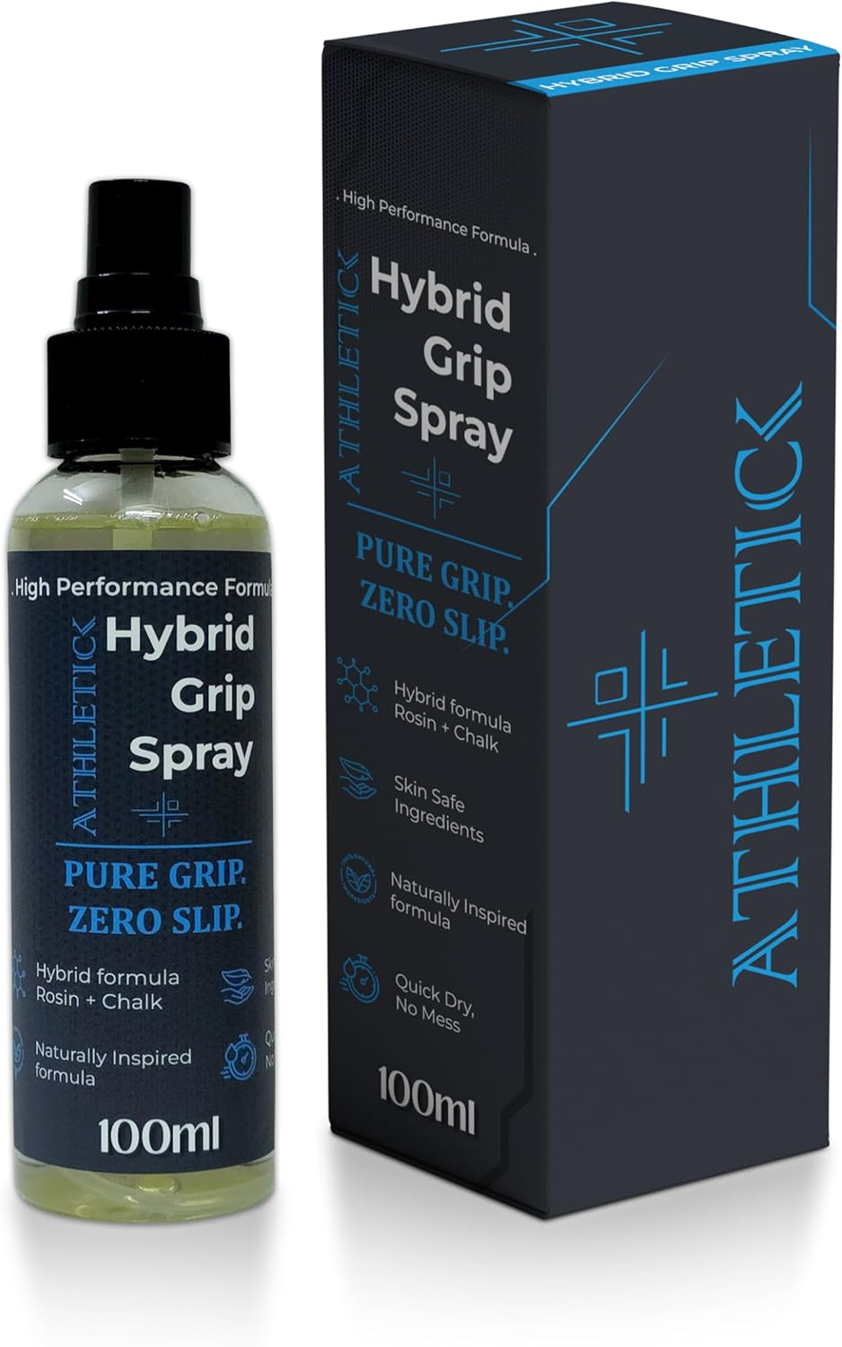 Athletick Hand Grip Strengthener Spray&ndash; Gym Accessories for Pull up Bar, Calisthenics, Exercise & Fitness Equipment, Grip Strength Trainer, Tennis Grip, Golf Grip Trainer, Pickleball image number 2