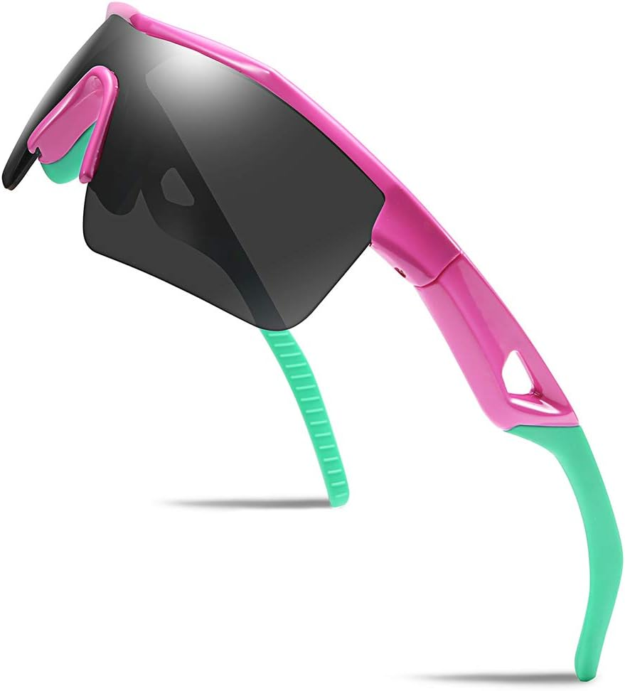 FEISEDY Kids Teens Baseball Polarized Sunglasses Sports TR90 Frame Boys Girls Cycling B2454