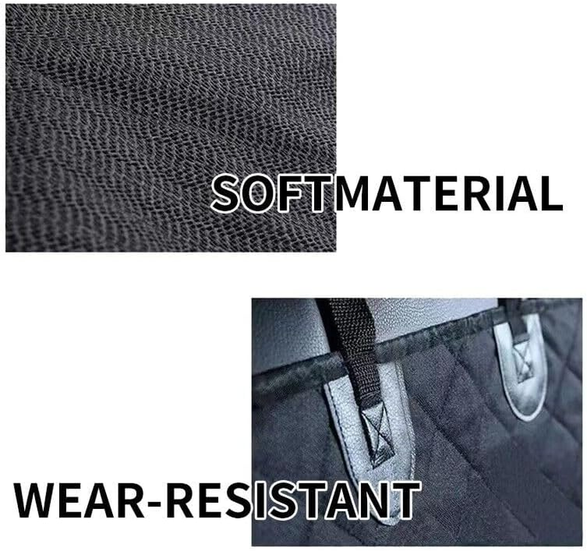 Dog Car Seat Cover, CACATUA Premium Seat Cover for Back Seat, Waterproof & Wear-Resistant Pet Seat Cover with Mesh Visual Window & Seat Belt Opening & Storage Pockets, for Cars, Trucks and SUV image number 3