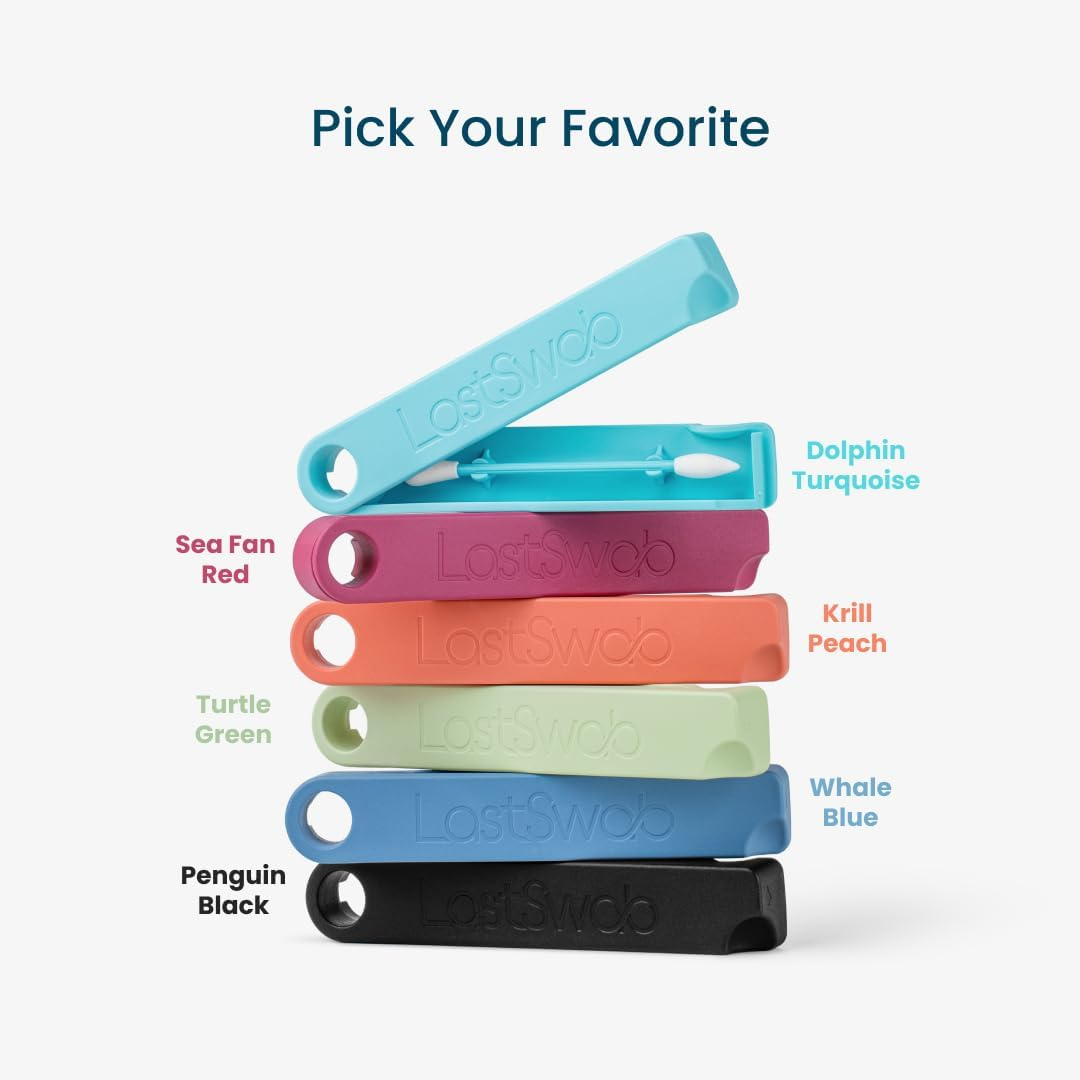 Lastswab&reg; Reusable Cotton Swabs for Gentle and Eco-Friendly Beauty Routines - the Sustainable Alternative to Single-Use Q Tips - Zero Waste & Easy to Clean - Comes with a Convenient Travel Case Holder image number 3