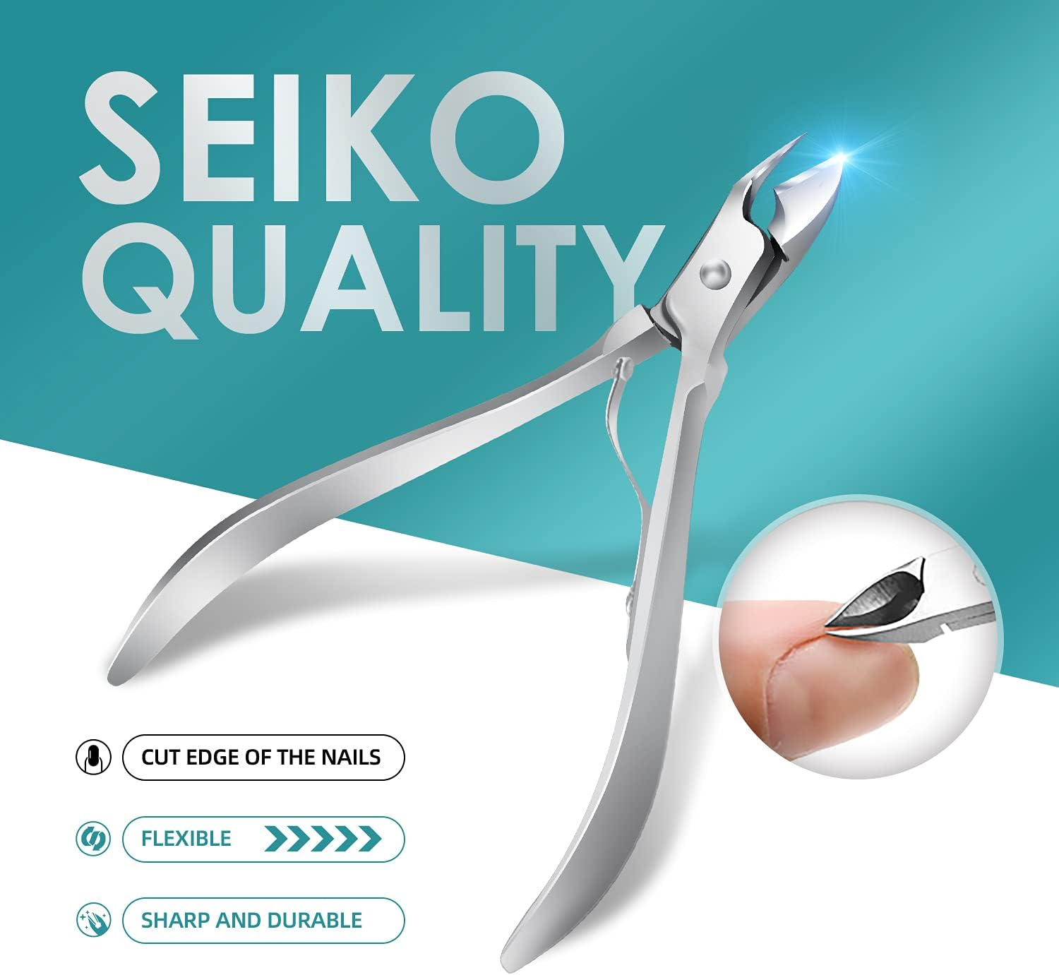 WOAMA Manicure Set 30 in 1 Nail Clipper Set Nail Kit for Women Men Stainless Steel Manicure Kit Professional with Travel Case