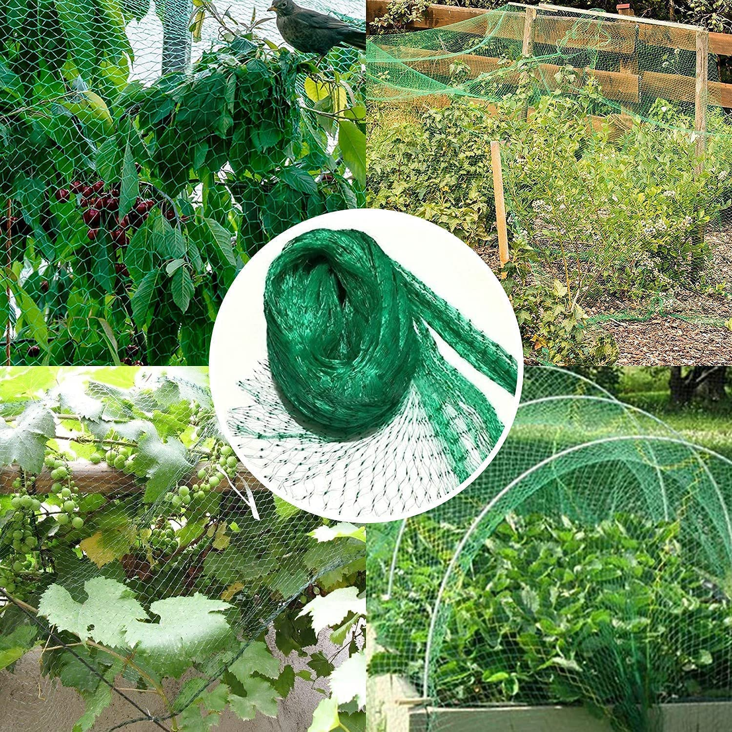 Nylon anti Bird Protection Net,1 Garden Netting Green anti Bird Protection Net Mesh,Garden Netting anti Bird Protection Net,Green anti Bird Net Protects Seedlings Net,Anti Bird Netting Garden Netting
