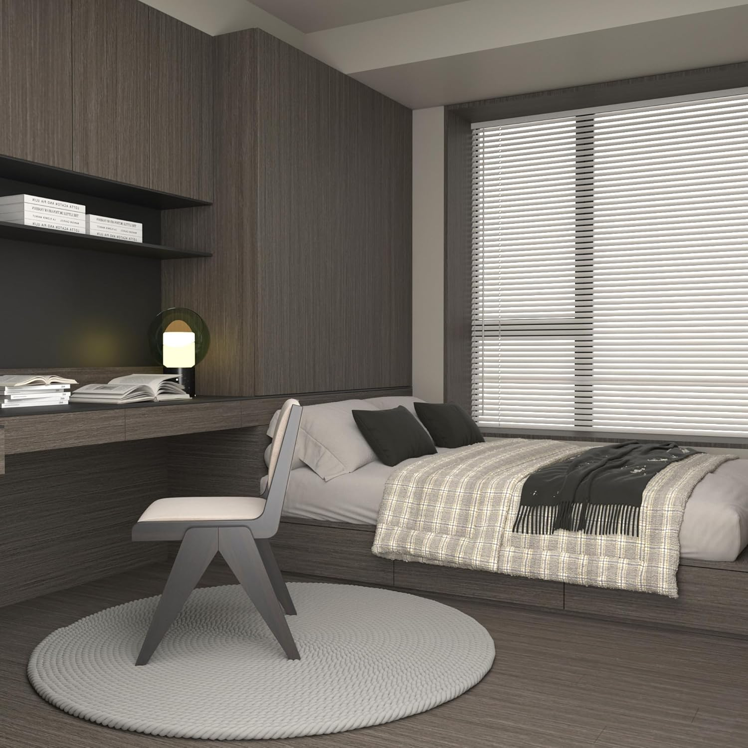 40Cmx10M Grey Brown Wood Wallpaper Peel and Stick Self Adhesive Removable Renter Friendly Wall Paper Faux Woods Grain Vintage Contact Paper Thick Cabinet Vinyl Wrap for Bedroom Apartment Kitchen Decor image number 2