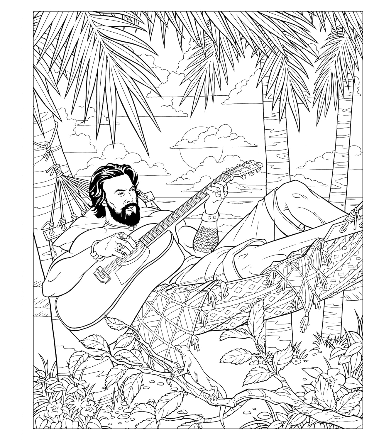 Crush and Color: Jason Momoa: a Coloring Book of Fantasies with an Epic Dreamboat image number 3