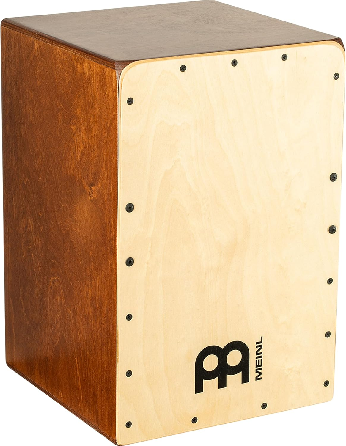 Meinl Percussion Snarecraft Cajon Box Drum with Internal Snares and Bass Tone for Acoustic Music &Acirc;&euro;&rdquo; Made in Europe &Acirc;&euro;&rdquo; Play with Your Hands, Baltic Birch, Burl Wood (SC80BW)