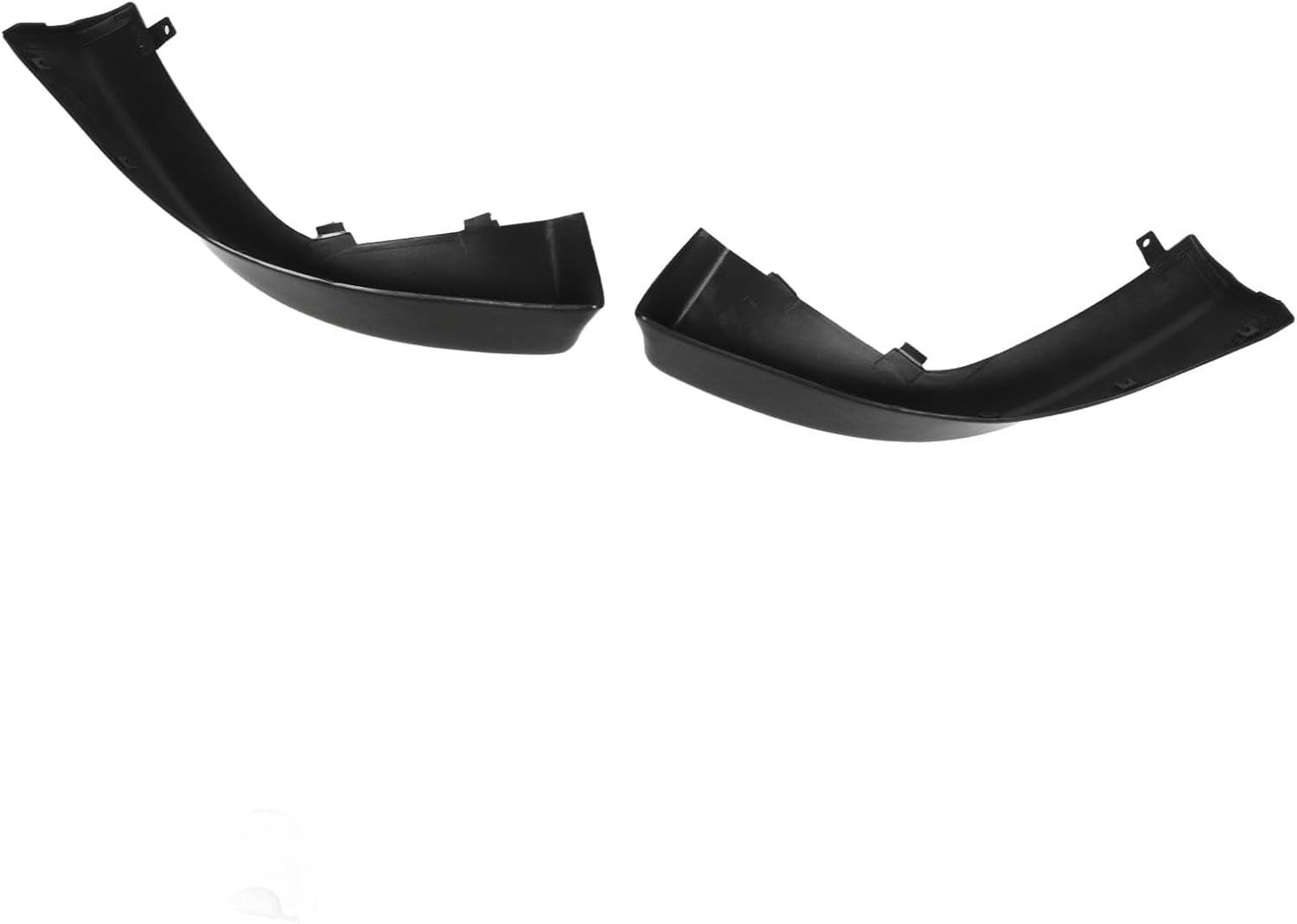 Front Bumper Spoiler, 2Pcs ABS Snap on Front Bumper Side Spoiler Replacement with Screw Kit for Mitsubishi Lancer DE GTS ES VR‑X Aspire, Front Bumper Lip Spoiler, Car Accessories image number 2